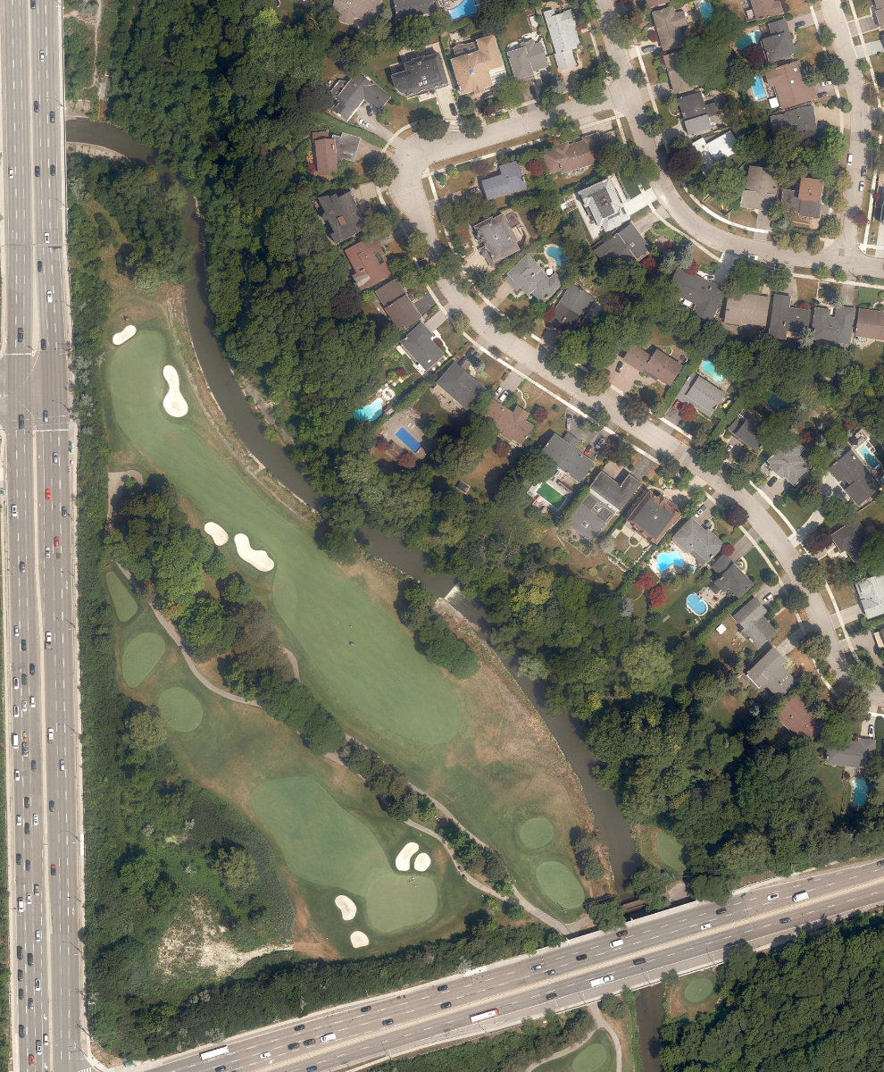 Donalda Club — aerial / top-down view