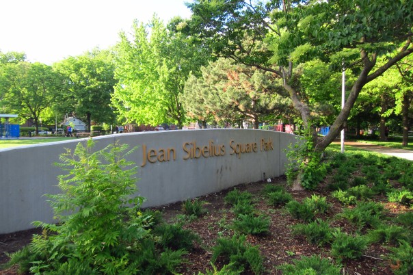 Jean Sibelius Square — site photograph