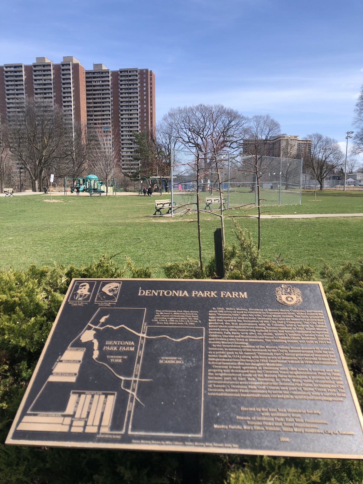 Dentonia Park — site photograph